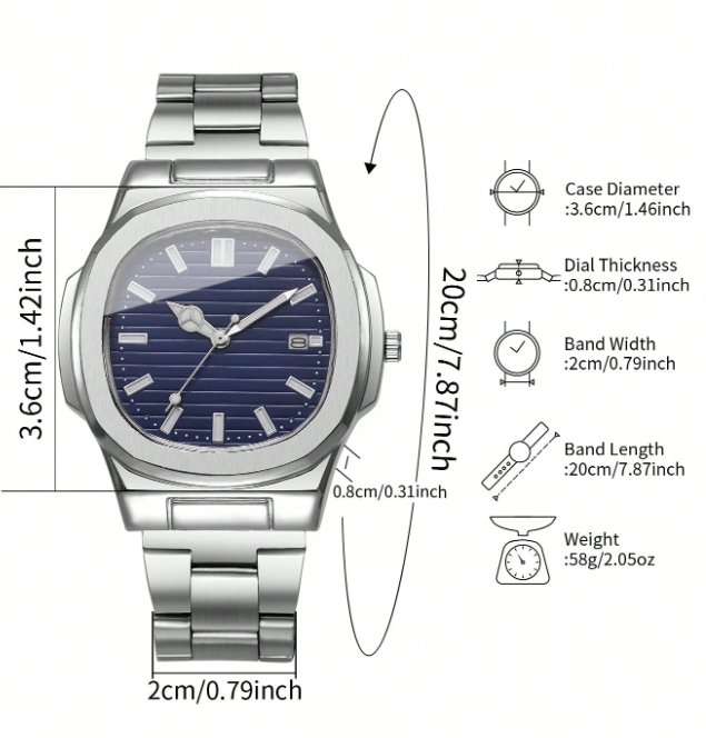 Ceas de barbati QUARTZ